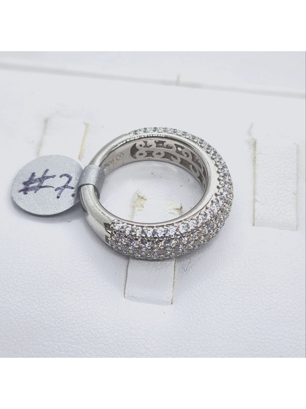 Brand New Sterling Silver 925 Eternity Ring cz - Picture 4 of 8